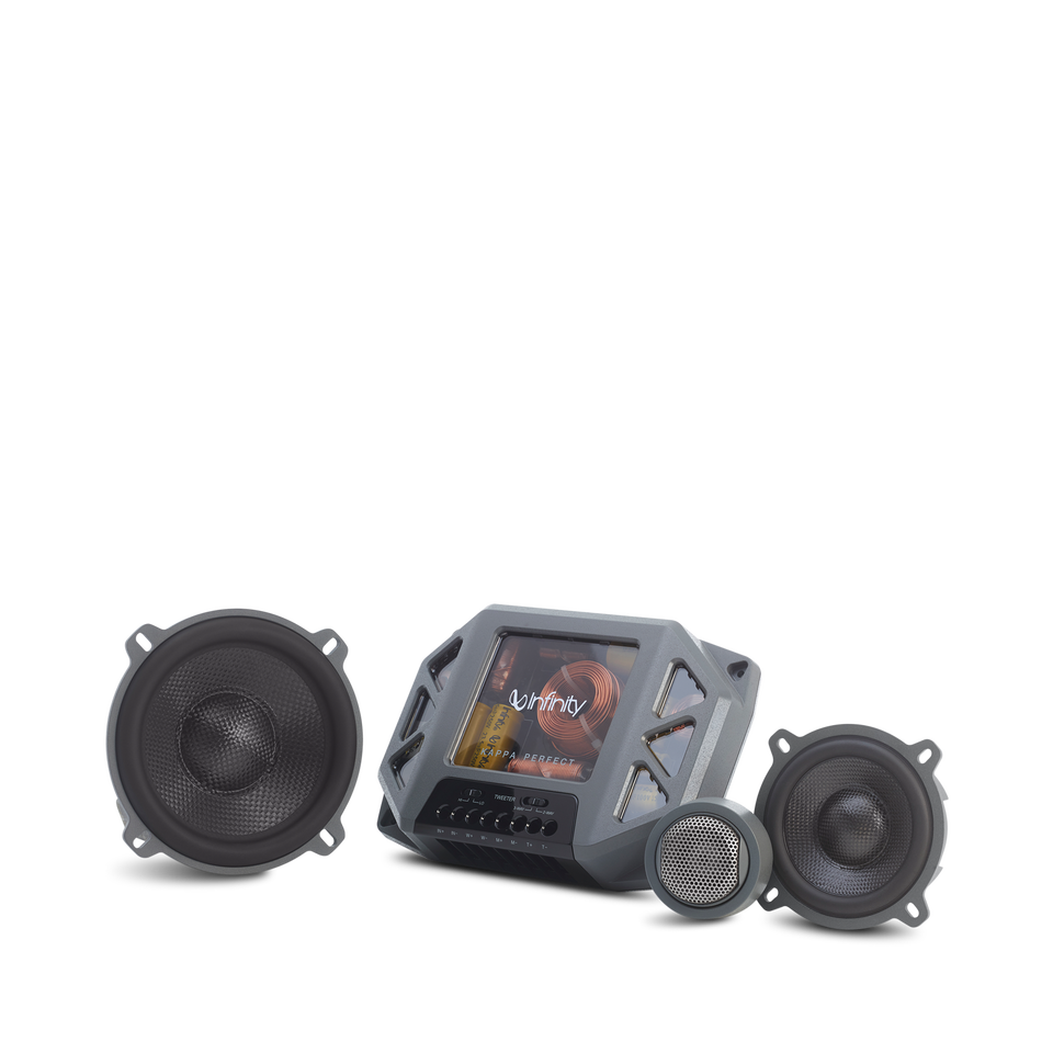 Perfect 500 - Black - 5-1/4" (130mm) extreme-performance 2-way component system - Hero