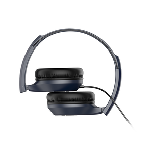 INFINITY ZIP 500 - Blue - On-Ear Wired Headphones - Back