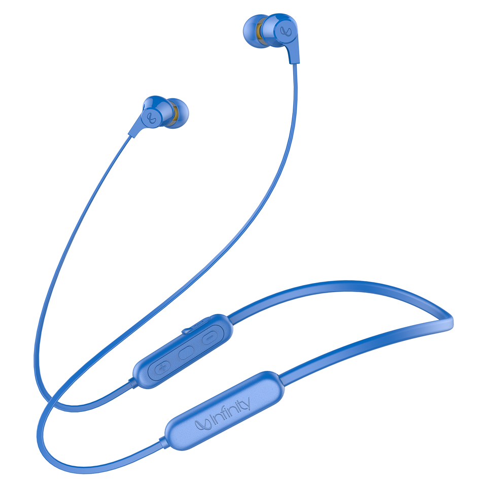 INFINITY GLIDE N100 - Blue - In-Ear Ultra Light Neckband - Hero
